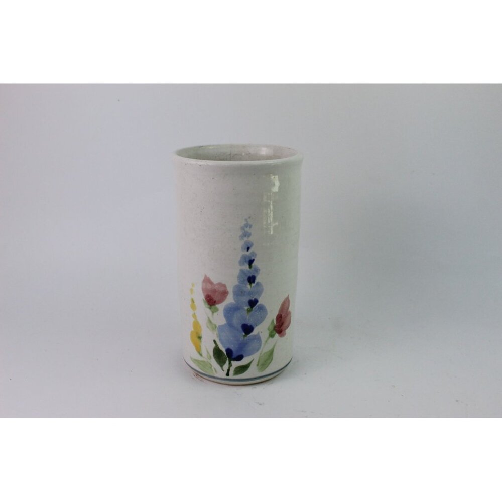 Signed Sullivan Studio Pottery Vase | Hand Thrown Floral Ceramic | 7” Vintage Ar